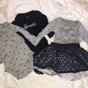 Navy and gray bundle